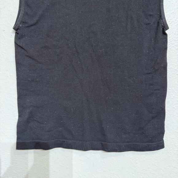 Intimately Free People Black Crop Muscle Top Sz S - Picture 4 of 9